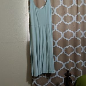 Ballet style fit and flair dress